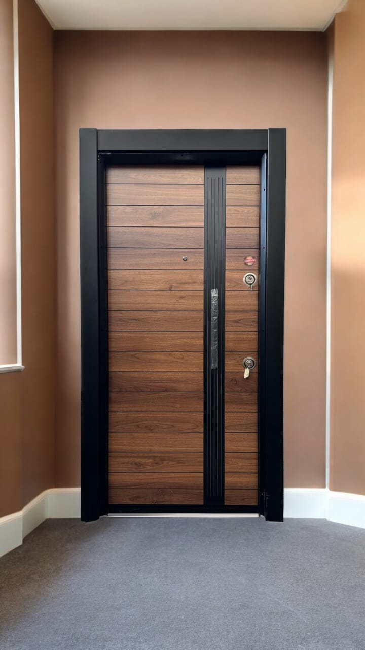 Modern Wood & Metal Door