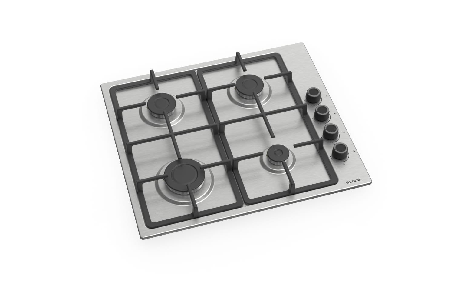 4-Burner Gas Cooktop - Stainless Steel